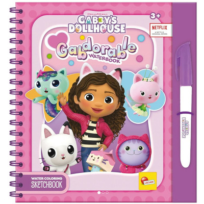 Waterbook: Carte de colorat Gabbys Dollhouse