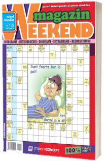 Weekend magazin, numarul 129. Magazin de integrame si jocuri exclusiv cu bancuri