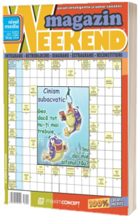 Weekend magazin, numarul 152. Magazin de integrame si jocuri exclusiv cu bancuri