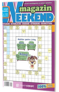 Weekend magazin, numarul 163. Magazin de integrame si jocuri exclusiv cu bancuri Weekend magazin, numarul 163. Magazin de integrame si jocuri exclusiv cu bancuri