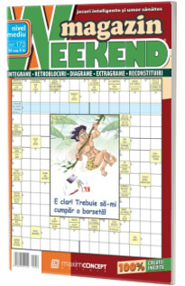 Weekend magazin, numarul 173. Magazin de integrame si jocuri exclusiv cu bancuri