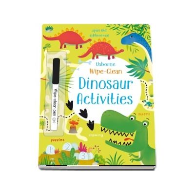 Wipe-clean dinosaur activities