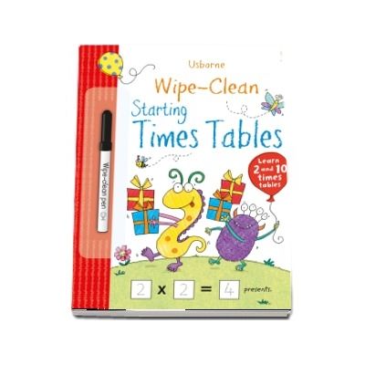 Wipe-clean starting times tables