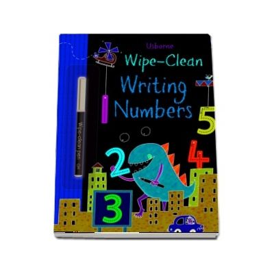 Wipe-clean writing numbers