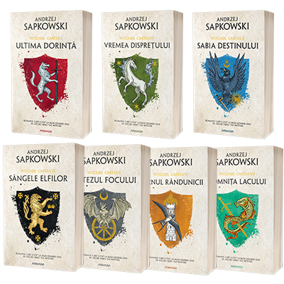 Serie de autor Andrzej Sapkowski, compusa din 7 carti (Witcher)