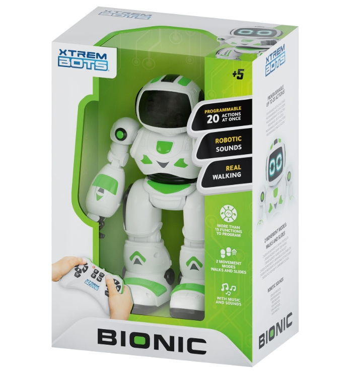 Xtrem Bots Robot Bionic. Robot interactiv programabil pentru copii